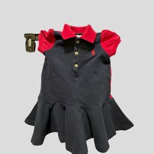 Ralph Lauren size 6 months pink and blue dress